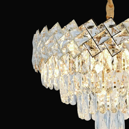 Crystal Chandelier WINDSOR Nobile 5xE14, Διάμετρος 39cm, Γυαλιστερό χρυσό, Ρυθμιζόμενο ύψος Crystal Chandeliers Προεπιλεγμένος τίτλος Alessandro Design
