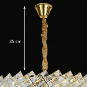 Crystal Chandelier WINDSOR Nobile 5xE14, Διάμετρος 39cm, Γυαλιστερό χρυσό, Ρυθμιζόμενο ύψος Crystal Chandeliers Προεπιλεγμένος τίτλος Alessandro Design