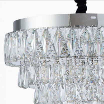 MEILI CRYSTAL CASCADA 300 – Crystal LED Chandelier, 52W, Ø300 mm, with Remote Control Crystal Chandeliers Προεπιλεγμένος τίτλος Alessandro Design