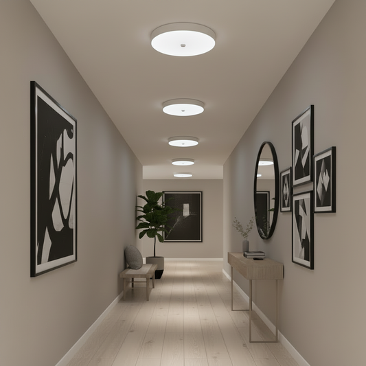 Φωτιστικό οροφής LED PL200/17R 24W Cold Light 6000k Λευκό