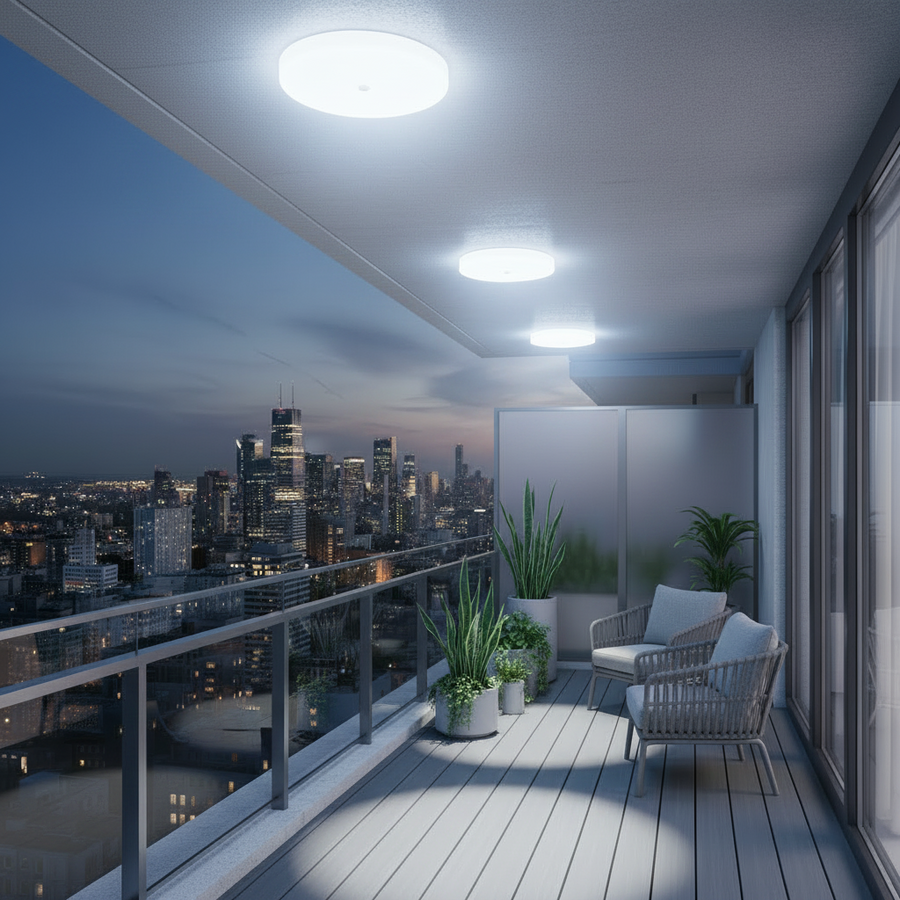 Φωτιστικό οροφής LED PL200/17R 24W Cold Light 6000k Λευκό