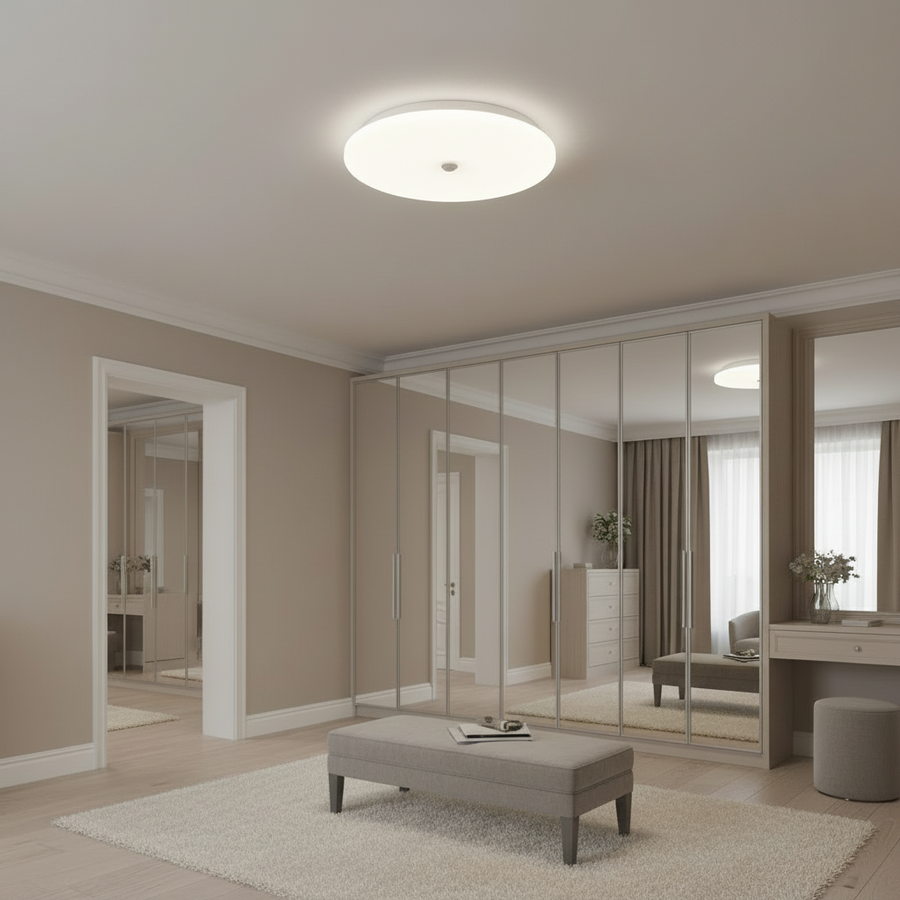 Φωτιστικό οροφής LED PL200/17R 24W Cold Light 6000k Λευκό
