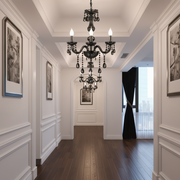 Crystal Chandelier AUGUST Eleganza, 3xE14, Διάμετρος 48cm, Ασημί, Ρυθμιζόμενο Ύψος Classic Chandeliers Προεπιλεγμένος τίτλος Alessandro Design
