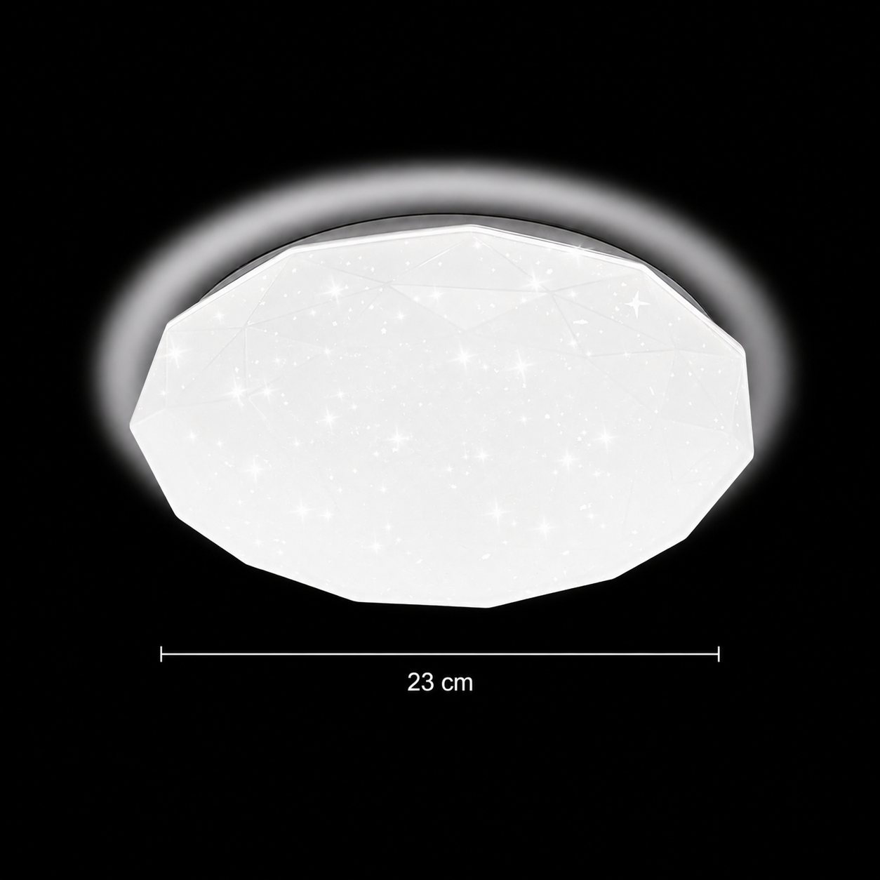 Εξάγωνο φωτιστικό οροφής LED 23 cm, 22W, 3000K / 4000K / 6000K, Λευκά, μεταλλικά και ακρυλικά φωτιστικά οροφής LED Προεπιλεγμένος τίτλος Alessandro Design