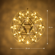 Crystal LED KILKENNY Culmino Πολυέλαιος, 144W, Neutral Light, Διάμετρος 60cm, Χρυσός