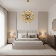Crystal LED KILKENNY Culmino Πολυέλαιος, 144W, Neutral Light, Διάμετρος 60cm, Χρυσός