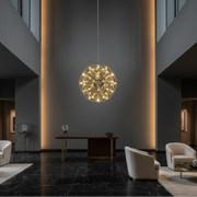 Crystal LED KILKENNY Culmino Πολυέλαιος, 144W, Neutral Light, Διάμετρος 60cm, Χρυσός