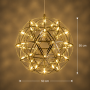 Crystal LED KILKENNY Culmino Πολυέλαιος, 144W, Neutral Light, Διάμετρος 60cm, Χρυσός
