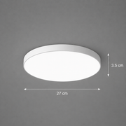 SOLIS LED φωτιστικό οροφής 27cm 20W Cold Light, Λευκό