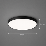SOLIS LED φωτιστικό οροφής 37cm 32W Cold Light Μαύρο