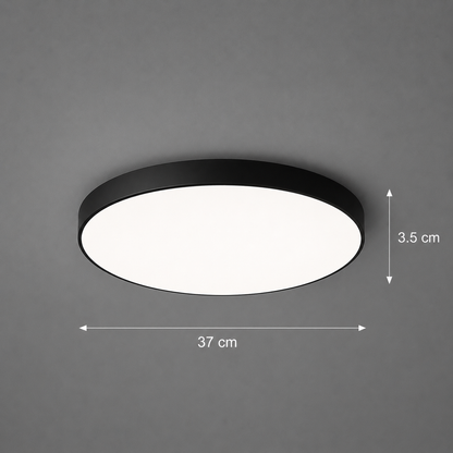 SOLIS LED φωτιστικό οροφής 37cm 32W Cold Light Μαύρο