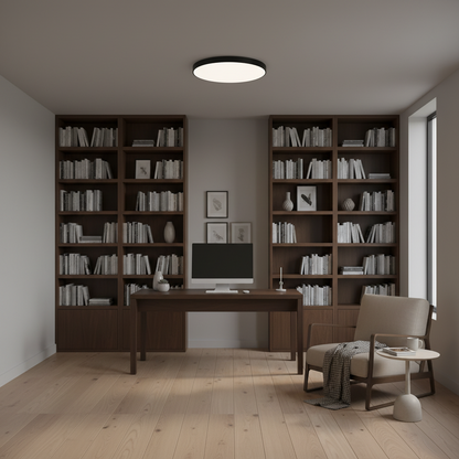 SOLIS LED φωτιστικό οροφής 47cm 70W Cold Light Μαύρο