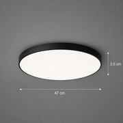 SOLIS LED φωτιστικό οροφής 47cm 70W Cold Light Μαύρο