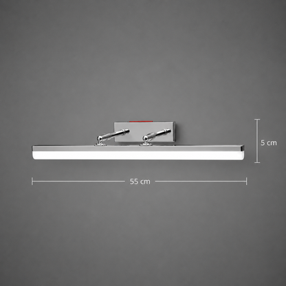 Φωτιστικό τοίχου BALATON LED, 10W, γραμμικό, Ζεστό/ουδέτερο/κρύο φως, γυαλιστερό χρώμιο