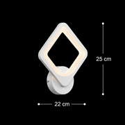 Akila LED φωτιστικό τοίχου, 15W, Λευκό, Κρύο/Ζεστό/Ουδέτερο φως