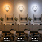 Urbanist λάμπα LED 19W Στρογγυλό Κρύο/Ζεστό/Ουδέτερο ελαφρύ ακρυλικό και λευκό μέταλλο