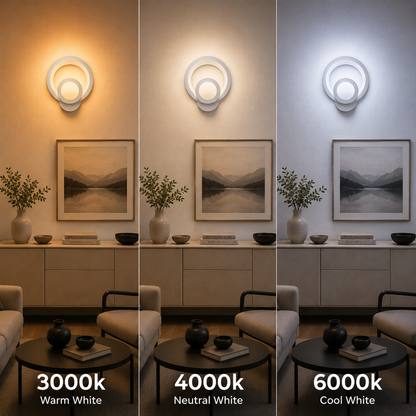 Urbanist λάμπα LED 19W Στρογγυλό Κρύο/Ζεστό/Ουδέτερο ελαφρύ ακρυλικό και λευκό μέταλλο