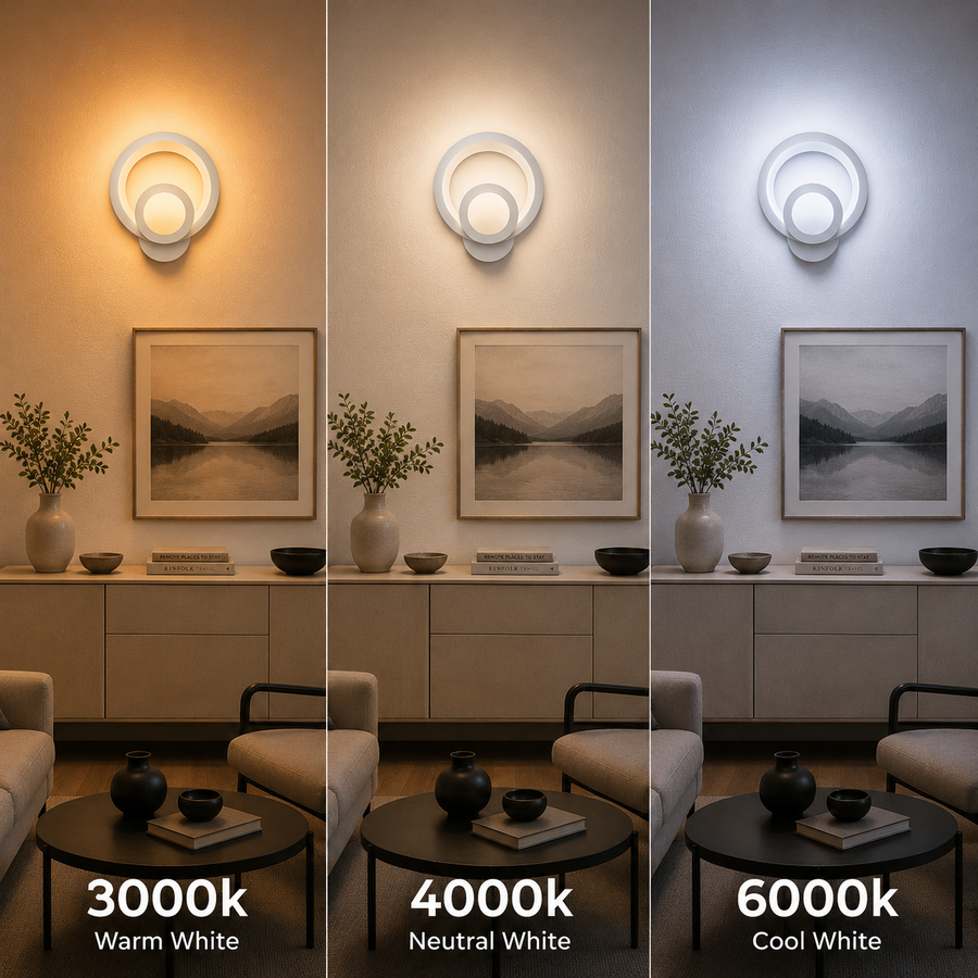 Urbanist λάμπα LED 19W Στρογγυλό Κρύο/Ζεστό/Ουδέτερο ελαφρύ ακρυλικό και λευκό μέταλλο