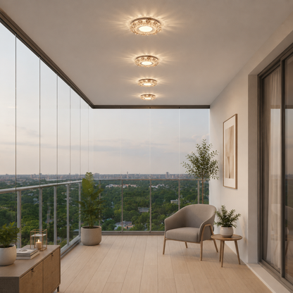 Spot LED ORBITA, 5W, Rotund, Lumina Rece / Calda, Bronz Antichizat, Rasina si Sticla Spot LED Default Title Alessandro Design