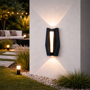 Aplica LED AX218 de Exterior si Interior, 2 Surse x 8W, Metalic, Negru, 3000K Aplice de Exterior Default Title Alessandro Design