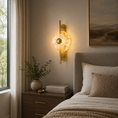 Luna Διακοσμητικό φωτιστικό τοίχου LED 83W Διάμετρος 120CM Κρύο/Ουδέτερο/Ζεστό φως Μαύρο