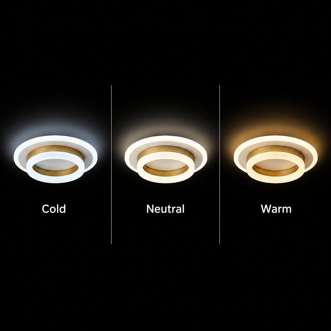 Πολυέλαιος LED SOLENA ROTONDA 21W, Διάμετρος 20cm, Κρύο/Ζεστό/Ουδέτερο φως, Χρυσό Λευκό LED Πολυέλαιοι Προεπιλεγμένος τίτλος Alessandro Design