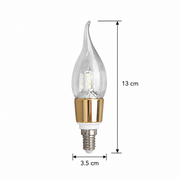 LED Light E14 Candle, 6W, κρύο φως, 6000K