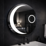 LED Στρογγυλός καθρέφτης, 70cm, Orbis Touch, Σύστημα Demister, Dimmable Mirrors Korman E Προεπιλεγμένος τίτλος Alessandro Design