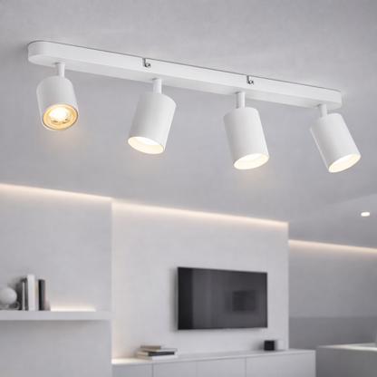 Lustra Joom cu Proiector Liniar 4XGU10 Alb Lustre LED Default Title Alessandro Design