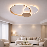 Πολυέλαιος LED με Τηλεχειριστήριο KILLIAN 46W, 3 κύκλοι, Κρύο/Ζεστό/Ουδέτερο φως 3000K/4000K/6000K, Ρυθμιζόμενο, Χρυσό Λευκό LED Πολυέλαιοι με Τηλεχειριστήριο Προεπιλεγμένος τίτλος Alessandro Design