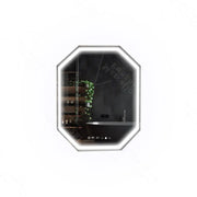Καθρέφτης LED Polygon, 60x80cm, Αισθητήρας Ralya MotionGlow Marcello, Σύστημα αποθολώματος, Ρολόι & Θερμόμετρο, Dimabila Mirrors Marcello Προεπιλεγμένος τίτλος Alessandro Design