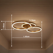 Πολυέλαιος LED με τηλεχειριστήριο RINOVA 66W, 2 κύκλοι, κρύο/θερμ/ουδέτερο φως, ρυθμιζόμενο, λαμπερό χρυσό LED πολυέλαιοι με τηλεχειριστήριο Προεπιλεγμένος τίτλος Alessandro Design