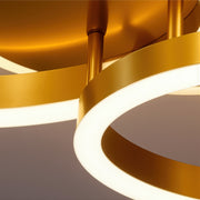 Πολυέλαιος LED με τηλεχειριστήριο RINOVA 66W, 2 κύκλοι, κρύο/θερμ/ουδέτερο φως, ρυθμιζόμενο, λαμπερό χρυσό LED πολυέλαιοι με τηλεχειριστήριο Προεπιλεγμένος τίτλος Alessandro Design
