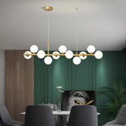 Lustra cu bec moderna LOFT Pavilion, 11x G9, Auriu, Metal, Inaltime Reglabila Lustre Moderne Default Title Alessandro Design