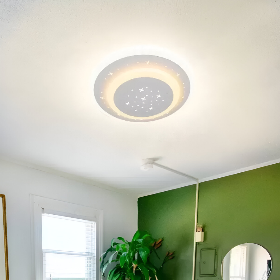 Πολυέλαιος GUARELLA LED, 39W, Κρύο/Ζεστό/Ουδέτερο φως, Λευκό