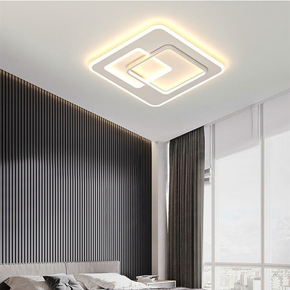 Πολυέλαιος LED με τηλεχειριστήριο NOLUX 34W, Τετράγωνο, Κρύο/Ζεστό/Ουδέτερο φως, Ρυθμιζόμενο, Λευκοί πολυέλαιοι LED με τηλεχειριστήριο Προεπιλεγμένος τίτλος Alessandro Design