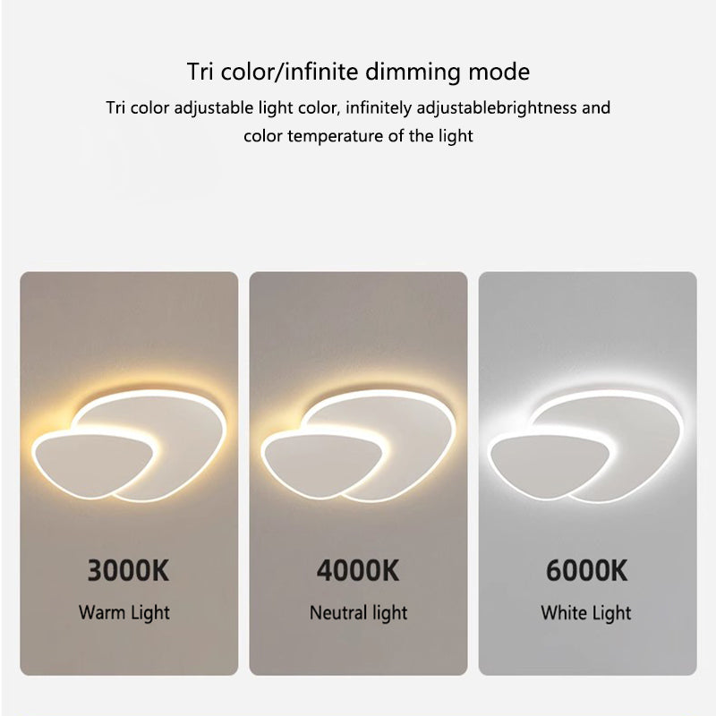 Πολυέλαιος LED με τηλεχειριστήριο FUTURA LUMINA 66W, Οβάλ, Κρύο/Ζεστό/Ουδέτερο φως, Ρυθμιζόμενο, Λευκός πολυέλαιος LED με τηλεχειριστήριο Προεπιλεγμένος τίτλος Alessandro Design