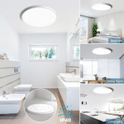 SOLIS LED φωτιστικό οροφής 27cm 20W Cold Light, Λευκά LED φωτιστικά οροφής Προεπιλεγμένος τίτλος Alessandro Design