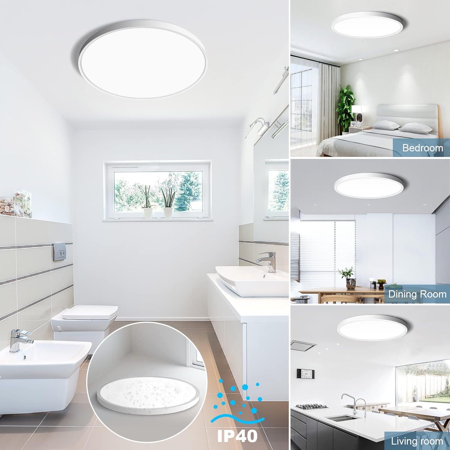 SOLIS LED φωτιστικό οροφής 27cm 20W Cold Light, Λευκά LED φωτιστικά οροφής Προεπιλεγμένος τίτλος Alessandro Design