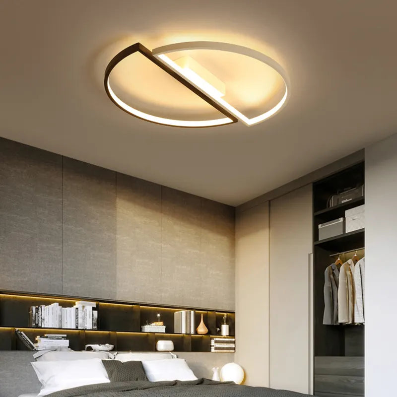 Πολυέλαιος LED με τηλεχειριστήριο VECTOR ARCUS 52W, 2 Στοιχεία, Κρύο/Ζεστό/Ουδέτερο φως, Ρυθμιζόμενο, Λευκό μαύρο LED Πολυέλαιοι με τηλεχειριστήριο Προεπιλεγμένος τίτλος Alessandro Design