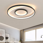 Lustra LED cu telecomanda FIGURATO, 63W, 3 Cercuri, lumina Rece/Calda/Neutra, Dimabila, Negru Lustre LED cu Telecomanda Default Title Alessandro Design