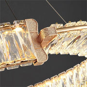 Κρεμαστός κρυστάλλινος πολυέλαιος LED PRISM REGAL 117W, 2 κύκλοι, Κρύο/Ζεστό/Ουδέτερο φως, Ρυθμιζόμενο, Χρυσό, Ρυθμιζόμενο ύψος Κρυστάλλινοι πολυέλαιοι LED Προεπιλεγμένος τίτλος Alessandro Design