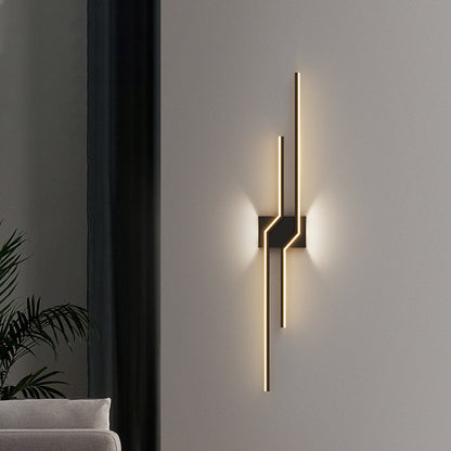 LED φωτιστικό τοίχου AL100BK 60W Μαύρα εσωτερικά φώτα τοίχου Προεπιλεγμένος τίτλος Alessandro Design