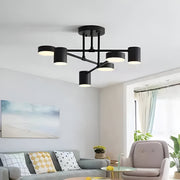 Πολυέλαιος LED GALIOS 26W, 6 Στοιχεία, Κρύο/Ζεστό/Ουδέτερο φως, Μαύρο Εφαρμοσμένο Πολυέλαιοι LED Προεπιλεγμένος τίτλος Alessandro Design