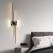 LED φωτιστικό τοίχου AL100BK 60W Μαύρα εσωτερικά φώτα τοίχου Προεπιλεγμένος τίτλος Alessandro Design