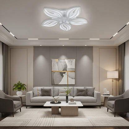 Πολυέλαιος LED με τηλεχειριστήριο ORCHID 66W, 5 πέταλα, κρύο/θερμ/ουδέτερο φως, ρυθμιζόμενο, λευκός πολυέλαιος LED με τηλεχειριστήριο Προεπιλεγμένος τίτλος Alessandro Design