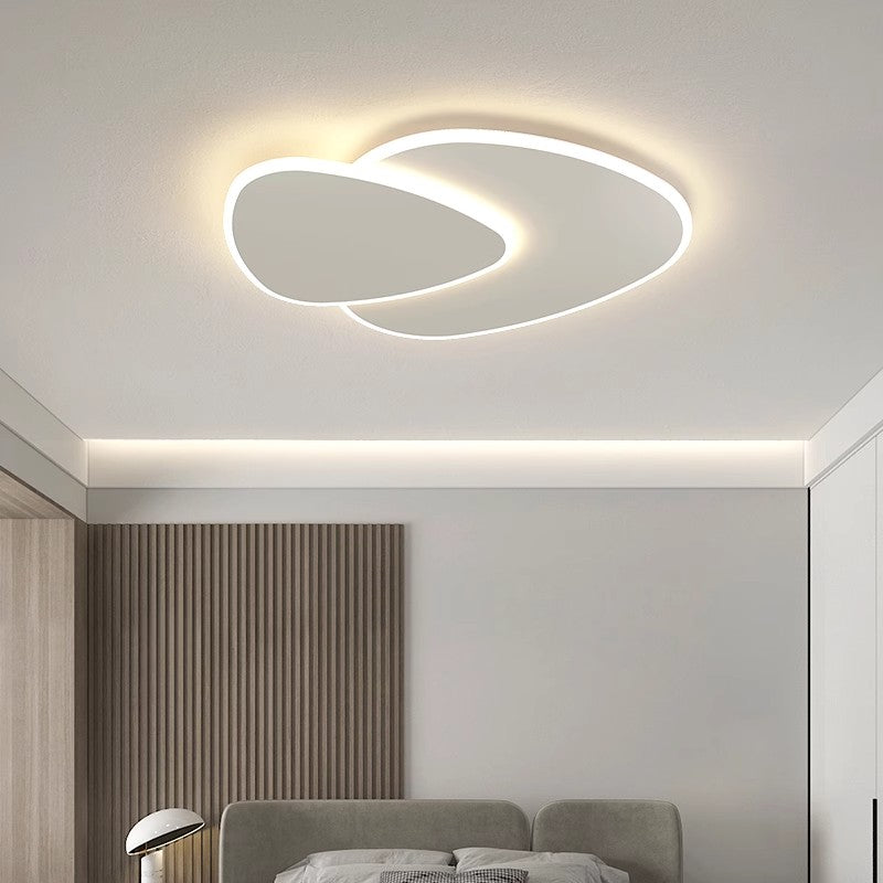 Πολυέλαιος LED με τηλεχειριστήριο FUTURA LUMINA 66W, Οβάλ, Κρύο/Ζεστό/Ουδέτερο φως, Ρυθμιζόμενο, Λευκός πολυέλαιος LED με τηλεχειριστήριο Προεπιλεγμένος τίτλος Alessandro Design