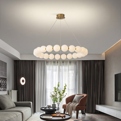 Celeste 42W Ακρυλικός LED Κρεμαστός Πολυέλαιος με Τηλεχειριστήριο, Ρυθμιζόμενο, Ζεστό/Ουδέτερο/Ψυχρό φως 3000K/4000K/6000K, Χρυσός, μέταλλος και ακρυλικός πολυέλαιος LED με τηλεχειριστήριο Προεπιλεγμένος τίτλος Alessandro Design