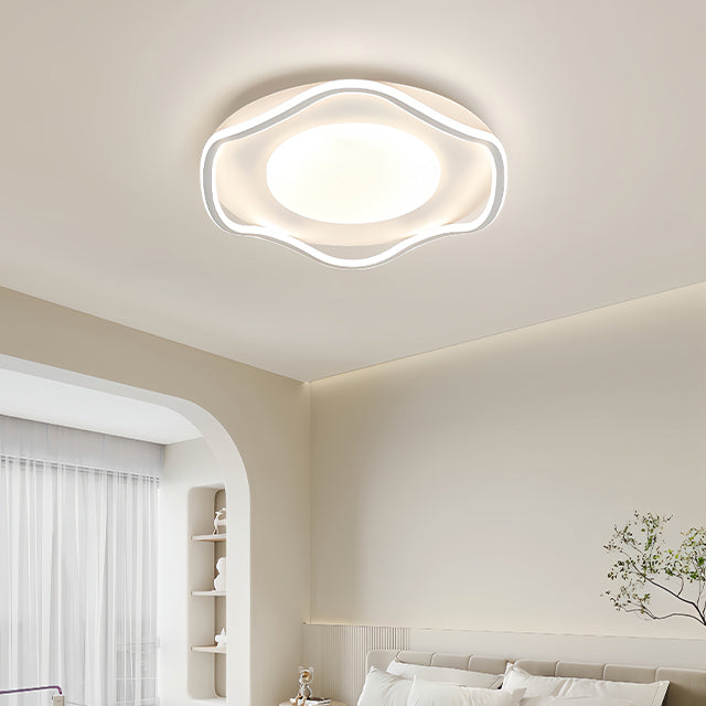 Πολυέλαιος LED με τηλεχειριστήριο MODERNO 77W, 2 κύκλοι, κρύο/θερμ/ουδέτερο φως, ρυθμιζόμενο, λευκός πολυέλαιος LED με τηλεχειριστήριο Προεπιλεγμένος τίτλος Alessandro Design