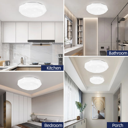 Plafoniera LED, 51W, Diametru 50cm, Lumina Calda/Rece/Neutra, Alb Plafoniere LED Default Title Alessandro Design